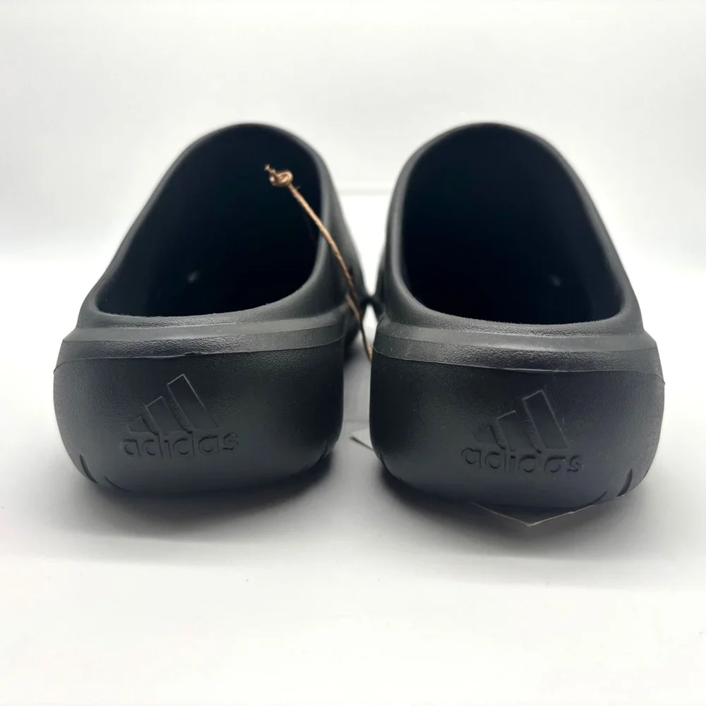Adidas Adicane Clog Carbon Black Mens 5 Womens 6 Slip On Shoes New